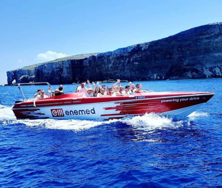 Sliema: Powerboat trip to Gozo & Comino with Caves - Quick overview