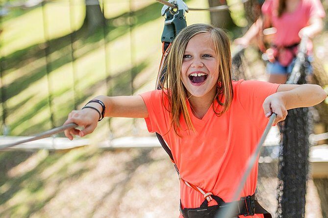 Small-Group 7-Line Zipline Activity at Sevierville Nature Park - Key Points: