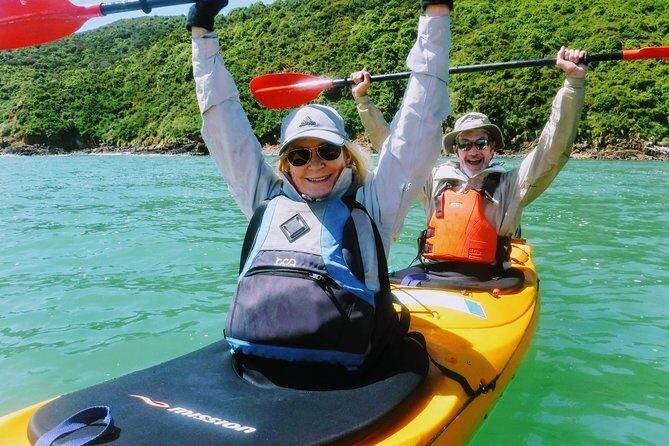 Small group guided sea kayaking in Akaroa marine reserve - The Sum Up