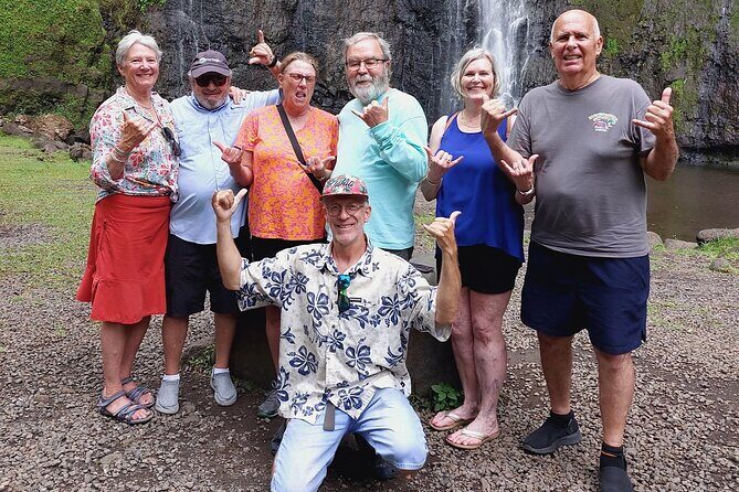 Small Group Shared Tahiti Circle Island Waterfalls and Views - Key Points