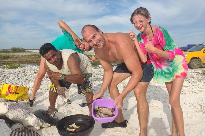 snorkeling-and-grilling-fresh-fish-at-donkey-beach