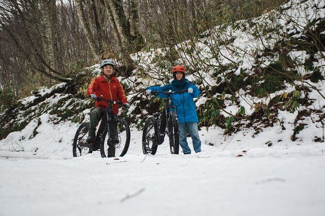 Snowbike Tour in Tazawako - An Unusual and Delightful Way to Explore Snowy Tazawako