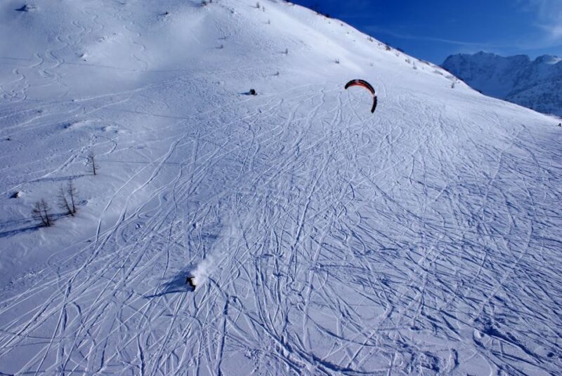 Snowkiting School on the Simplon Pass - The Value of the Experience
