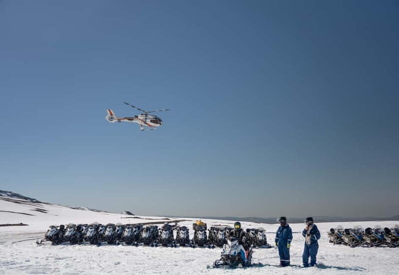 Snowmobile with Helicopter Experience at Langjokull - The Helicopter Ride: Soaring Over Iceland’s Icons