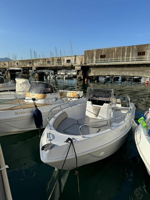 Sorrento: boat rental without a license, sail to Capri - What’s Included and What Costs Extra