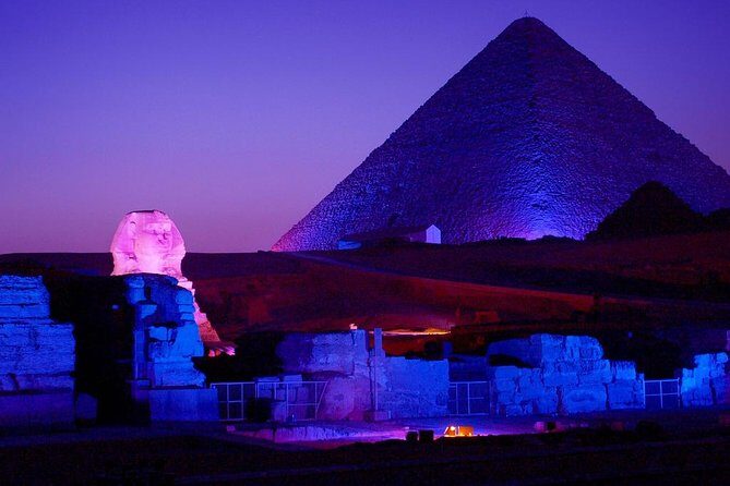 Sound and Light Show at Giza Pyramids - Arriving at the Giza Pyramids