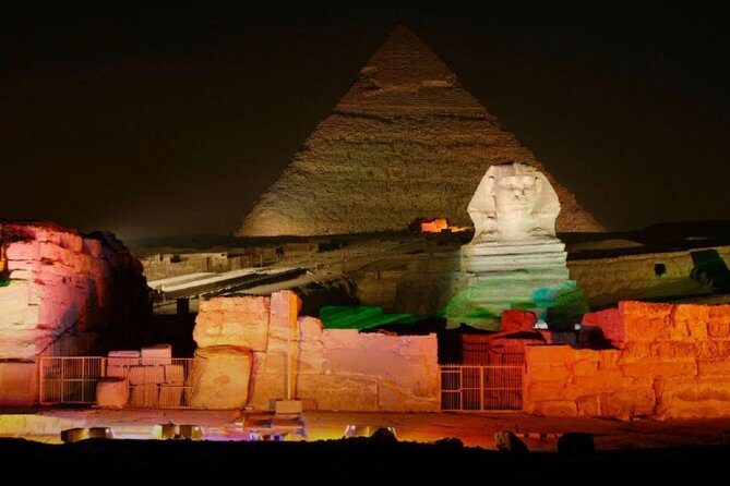 Sound and Light Show Giza Pyramids tickets + private Transfer - Key Points