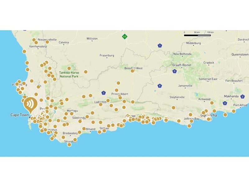 South Africa: Audioguide App for Garden Route & Western Cape - Key Points