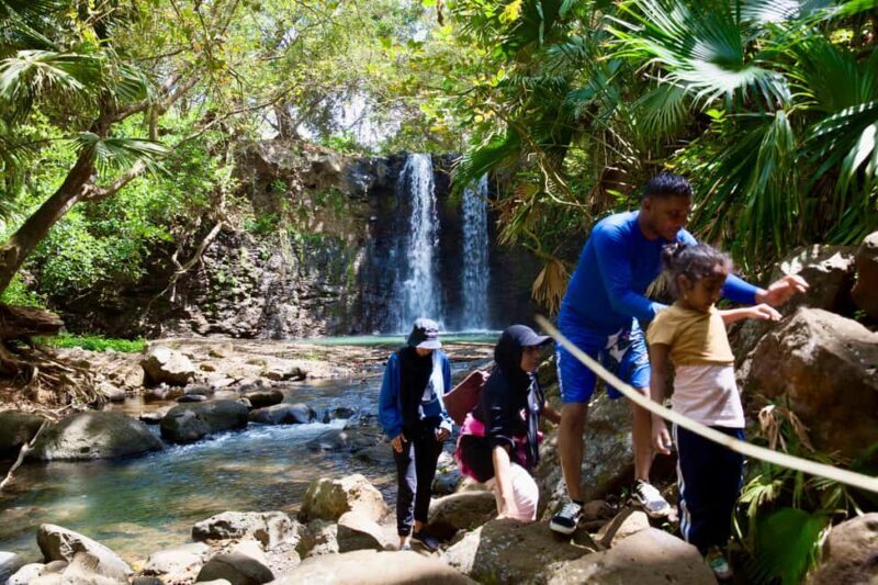 South Mauritius: Easy cliff& jungle hike to hidden waterfall - Inland Cliffs and Sugarcane Fields