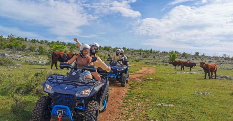 split-dalmatian-hinterland-quad-tour-swimming-bbq-lunch