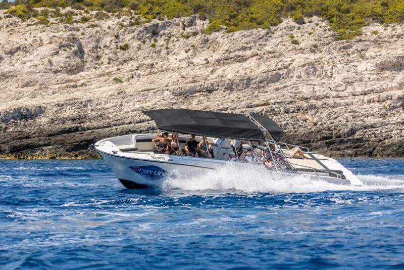 Split or Trogir: Blue Cave, Vis, and Hvar Speedboat Day Trip - Blue Lagoon on Budikovac Island: Crystal Clear Waters