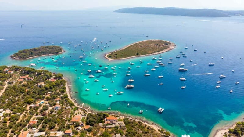 Split/Trogir: Trogir, Blue Lagoon, and Solta Speedboat Trip - Key Points