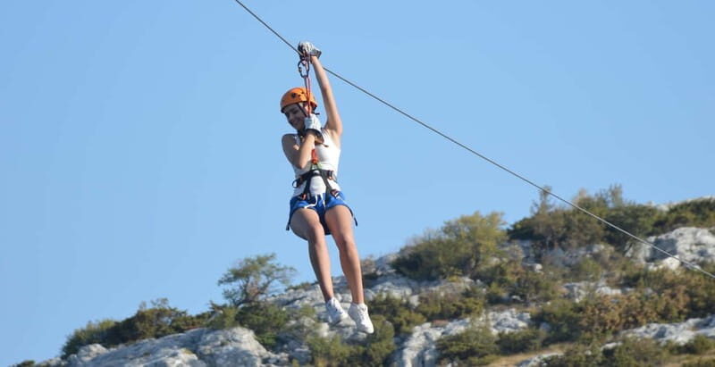 Split: Zip Line Adventure with Optional Transportation - Key Points