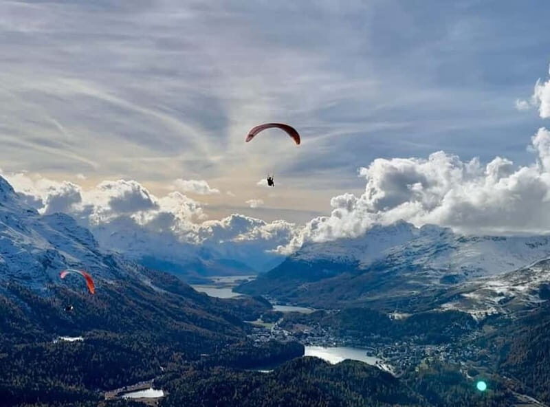 St. Moritz: Engadin paragliding with great extras - Key Points