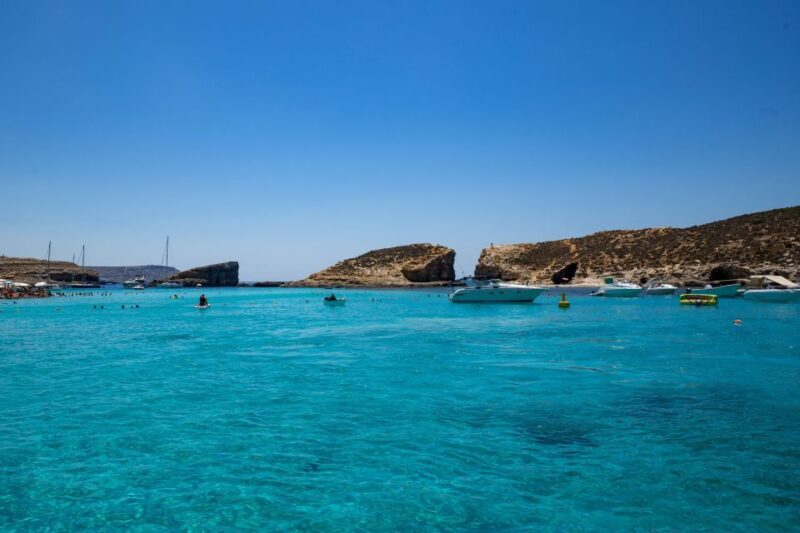 St Paul's Bay: Comino, Blue Lagoon, Gozo, & Caves Boat Tour - The Boat and Crew