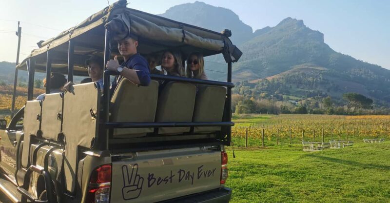 Stellenbosch North Guided Wine Safari (Tastings Excluded) - Key Points