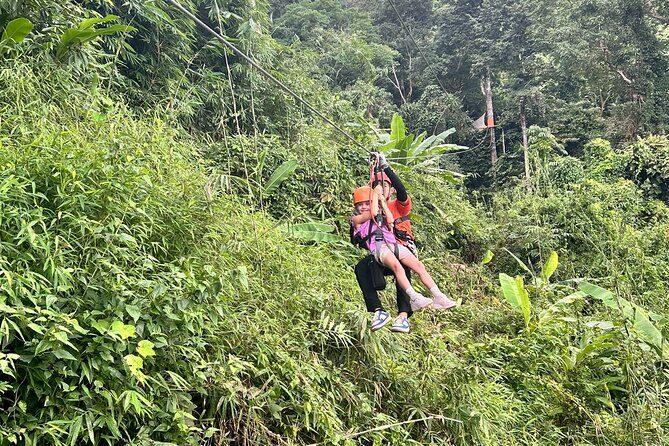 Sticky Waterfall Zipline and Scenic Cafe - Key Points