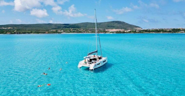 stintino-half-day-catamaran-tour-to-la-pelosa-with-aperitif