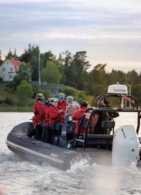 Stockholm: RIB Speed boat tour & archipelago island visit - An Exciting Journey through the Stockholm Archipelago