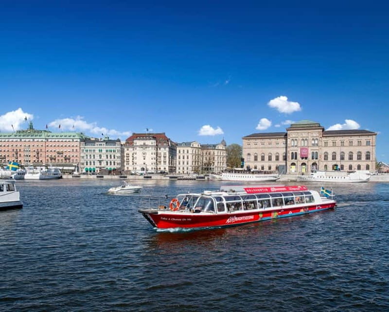 Stockholm: Royal Bridges & Canal Boat Tour with Audio Guide - The Experience: What You Can Expect from the Tour