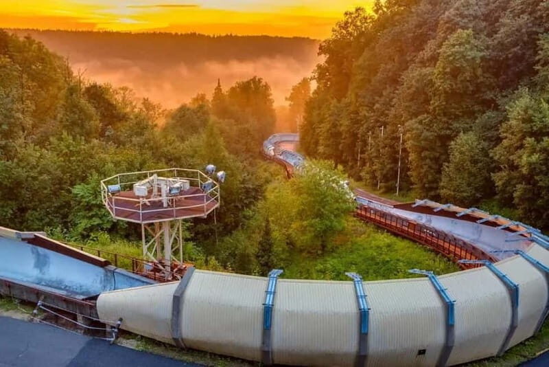 Summer Bobsleigh Adventure in Sigulda - An Exciting Ride on Latvia’s Only Summer Olympic Bobsleigh Track
