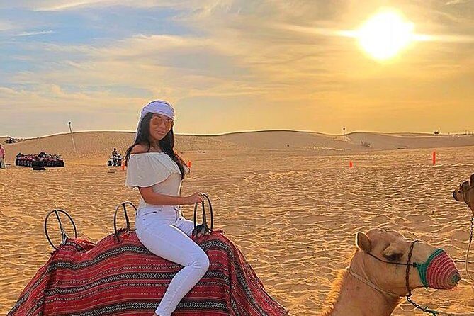 Sun Downer Desert Safari With Camel Trekking, BBQ and Buffet Dinner - Practical Details and Tips