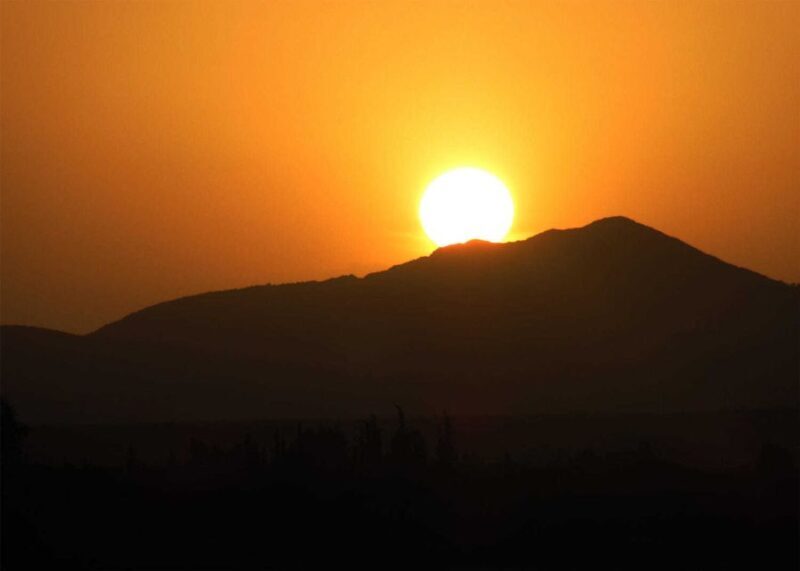 Sun set camel ride in palmerai of Marrakesh - Key Points