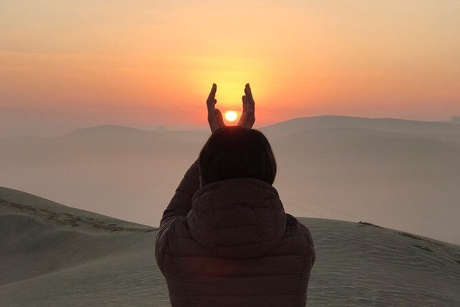 Sunrise Desert Safari with Quad bike and Sandboarding, - Key Points