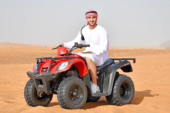 Sunrise Desert safari With Quad bike ride Sandboard & Camel ride - Camel Trekking