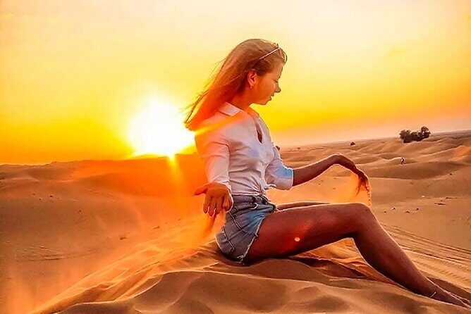 Sunrise Private Desert Safari with Refreshment & Camel Ride Dubai - Key Points
