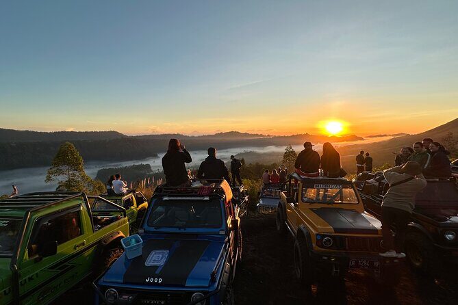 Sunrise / Sunset Jeep Tour Mt. Batur Kintamani & Hot Spring - Key Points