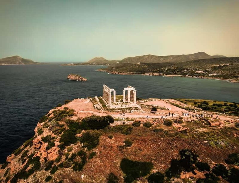 Sunset at Cape Sounio - Exploring the Journey to Cape Sounio