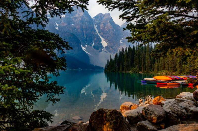 sunset-at-moraine-lake-stargazing-tour-from-canmore-banff