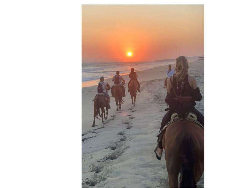 sunset-by-horse-on-the-beach