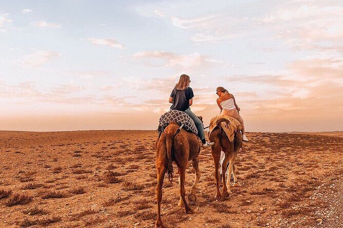 Sunset camel ride and dinner in Agafay desert. - Key Points