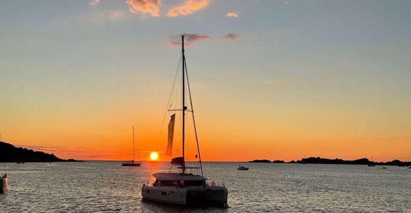 sunset-catamaran-tour-archipelago-maddalena