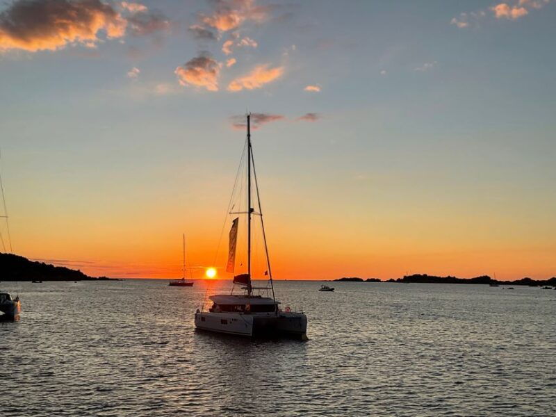 sunset-catamaran-tour-archipelago-maddalena