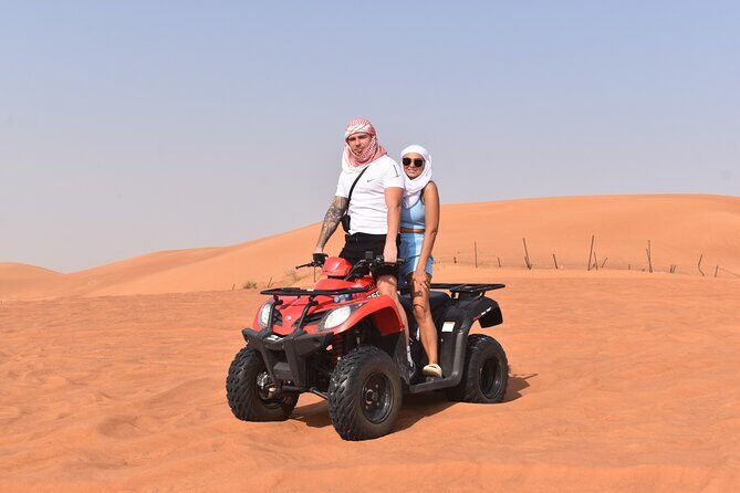 Sunset Desert Safari Quad bike Camel ride Sand Board & BBQ Dinner - What You Can Expect from the Sunset Desert Safari  