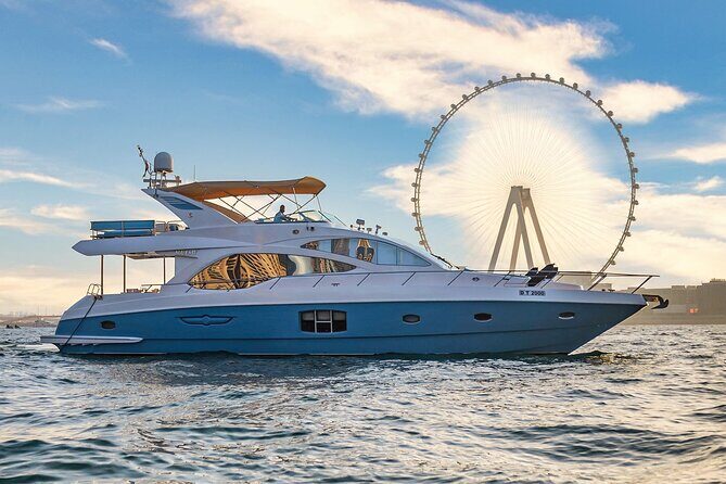 Sunset escape on Bluemoon 64ft from Dubai Marina to Atlantis - Key Points