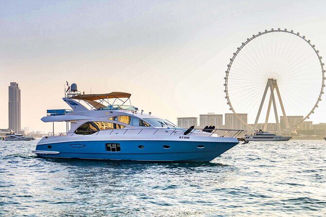 Sunset escape on Bluemoon 64ft from Dubai Marina to Atlantis - Who Would Love This Tour?