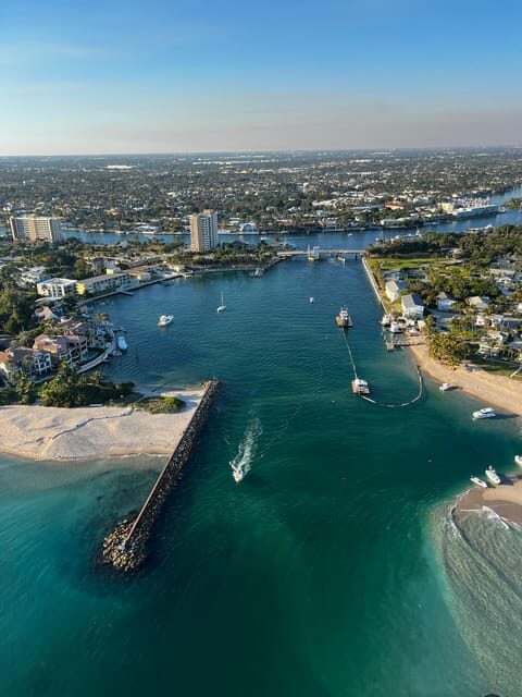 Sunset Helicopter: Lauderdale-Hard Rock Guitar-Miami - The itinerary in detail