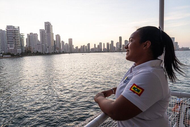 sunset-in-cartagena-bay-with-boat-dances-and-bar