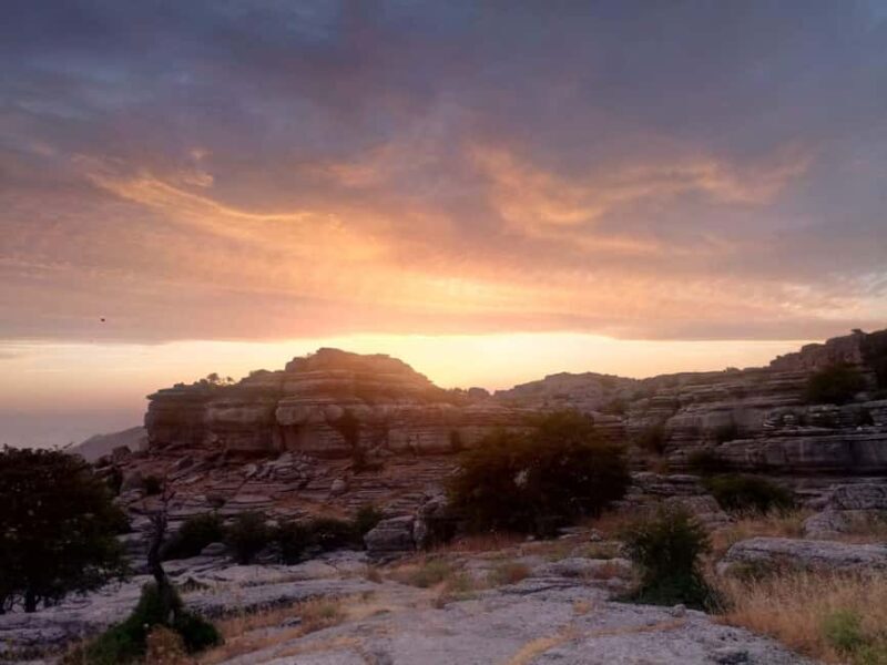 Sunset in El Torcal de Antequera with transportation from Antequera - What to expect from the route