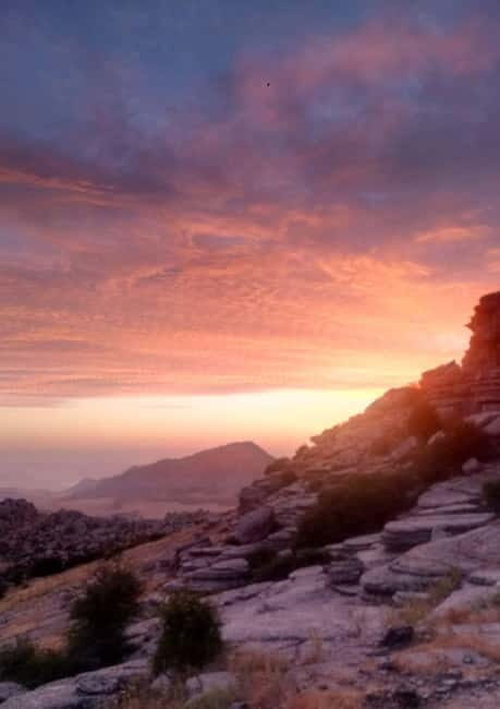 Sunset in the Torcal de Antequera - Key Points