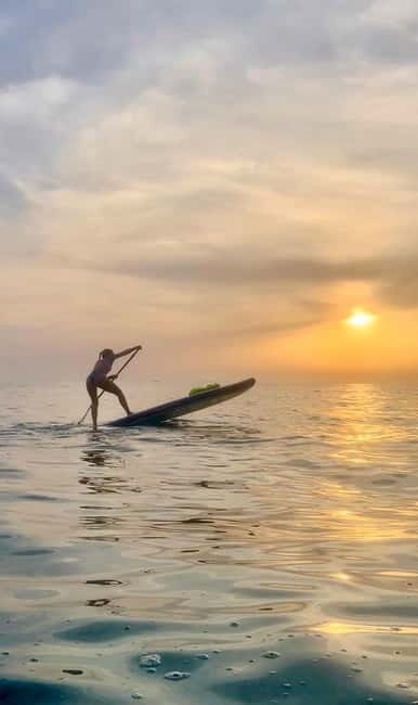 Sunset kayak/Sup tour - Lukova tiny caves and Secret beaches - The Return Paddle and Reflection