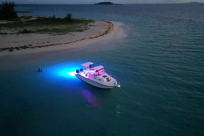 sunset-on-an-island-in-a-private-boat