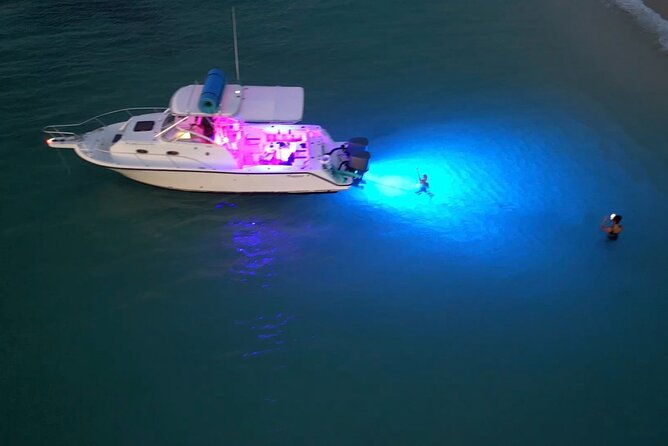 sunset-on-an-island-in-a-private-boat