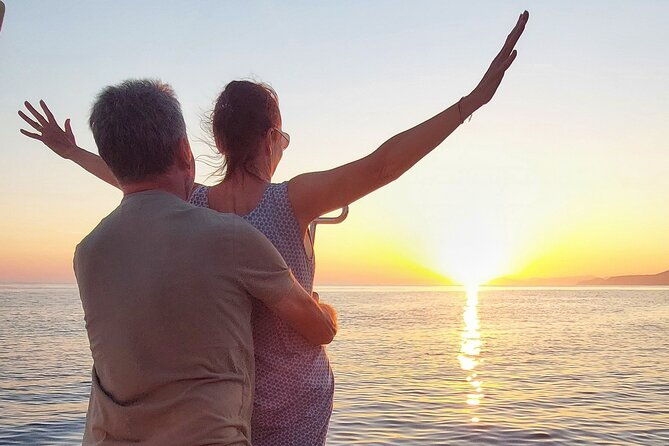 sunset-private-boat-tour-of-cinque-terre-with-traditional-ligurian-gozzo