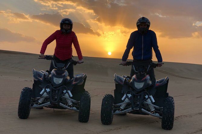 Sunset Quad Bike Tour Dubai (Deep desert ride , sunset in desert) - The Sum Up