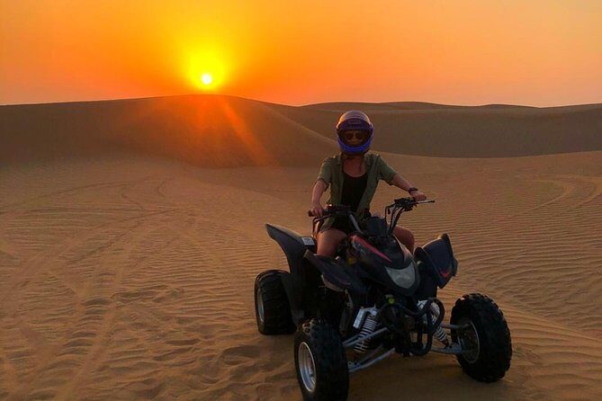 Sunset Quad Bike Tour Dubai (Deep desert ride , sunset in desert) - FAQ